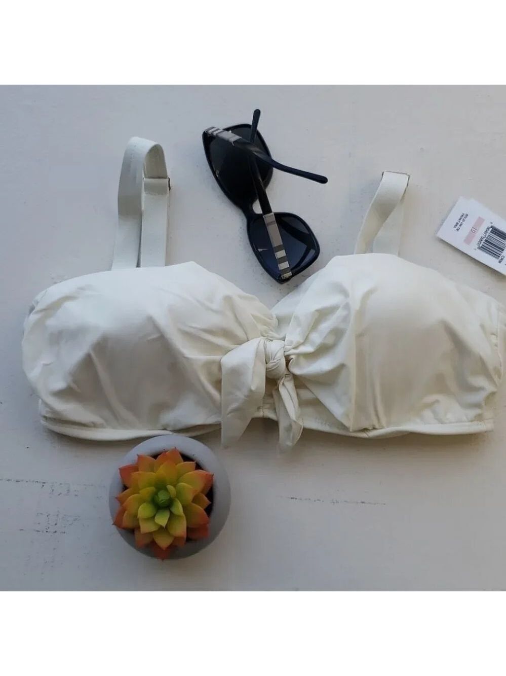 ATHENA tie front bikini top - Picture 2 of 5